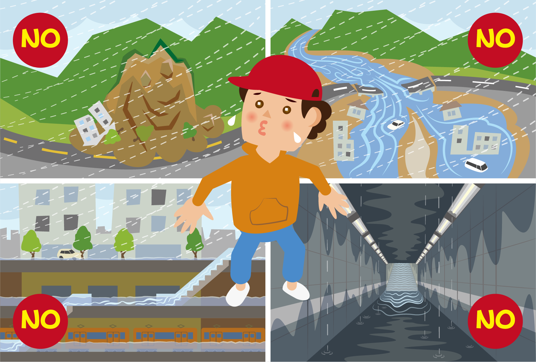 洪水ハザードマップについて