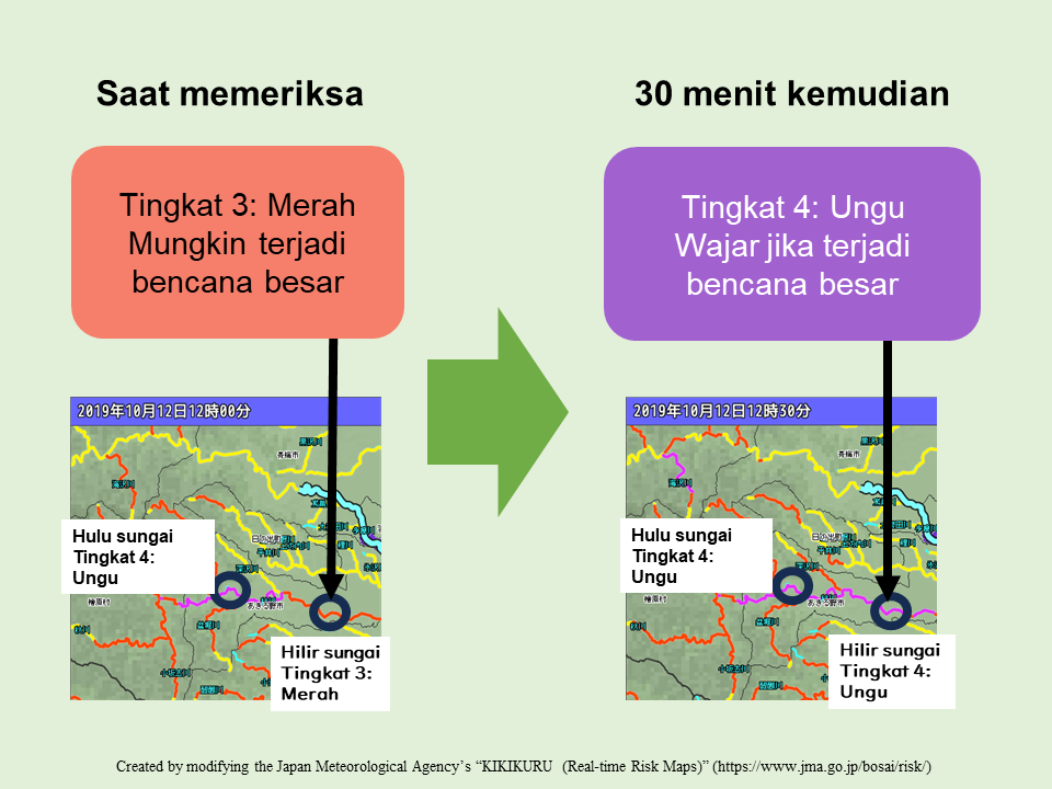 キキクル（危険度分布）を　見るときに　大切なこと