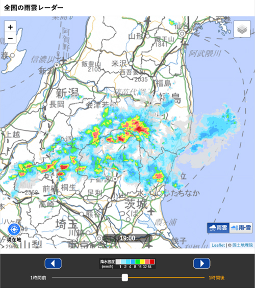 大雨や台風について