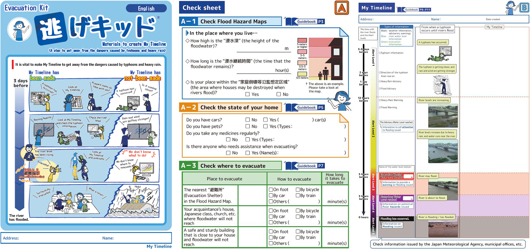 大雨や台風について