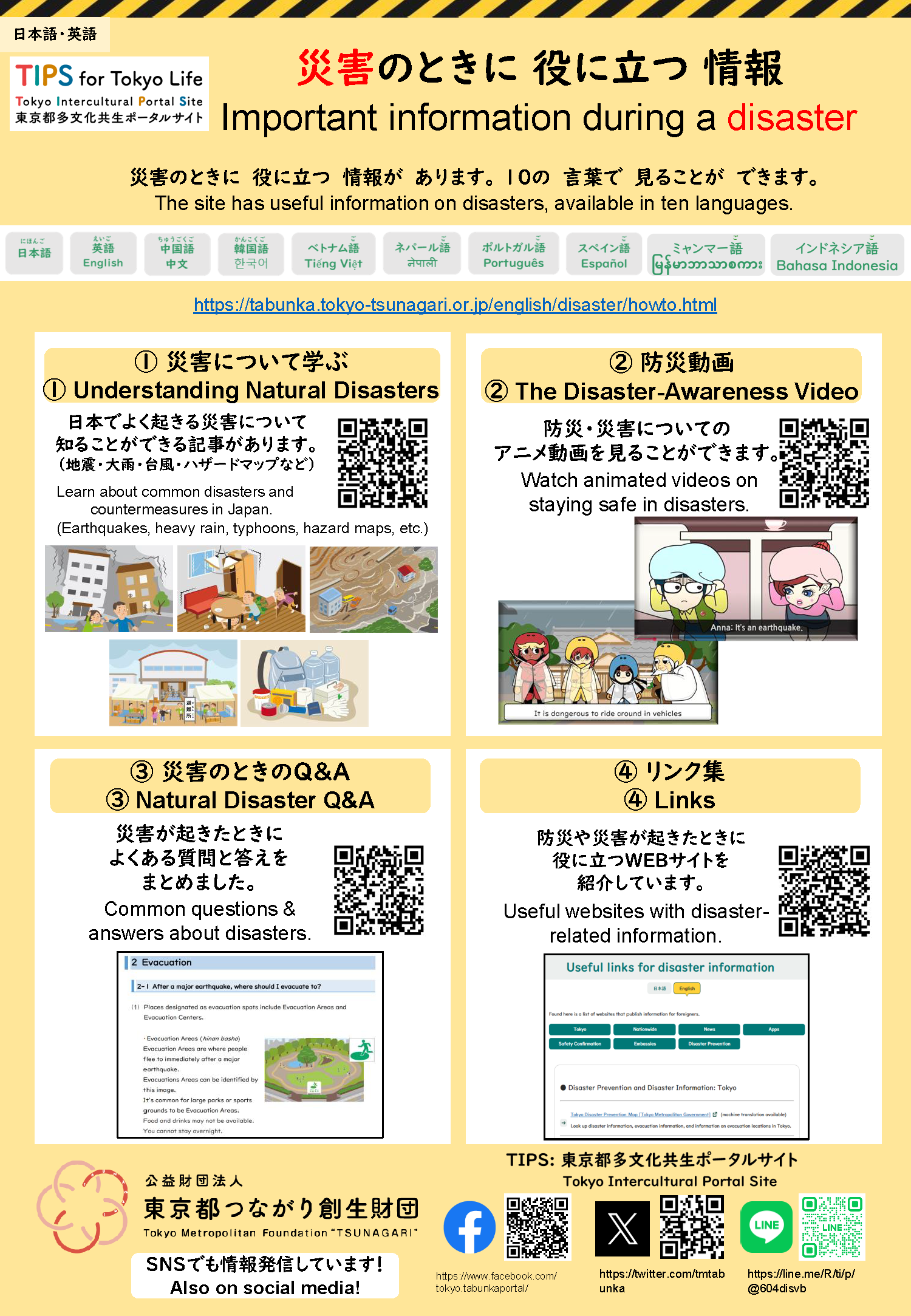 Disaster preparedness flyer