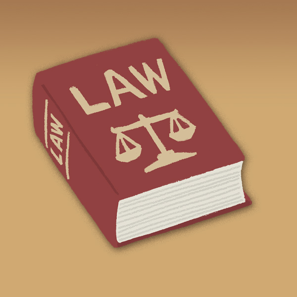 イラスト：法律書