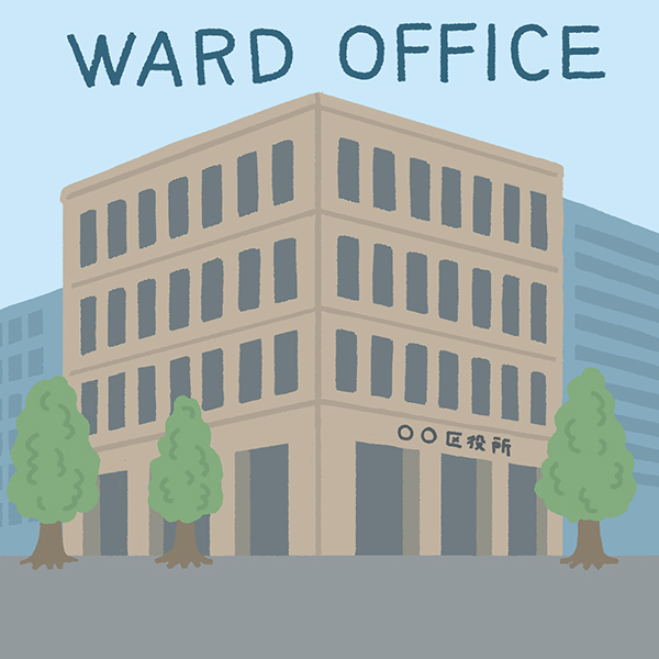 イラスト：車を運転する