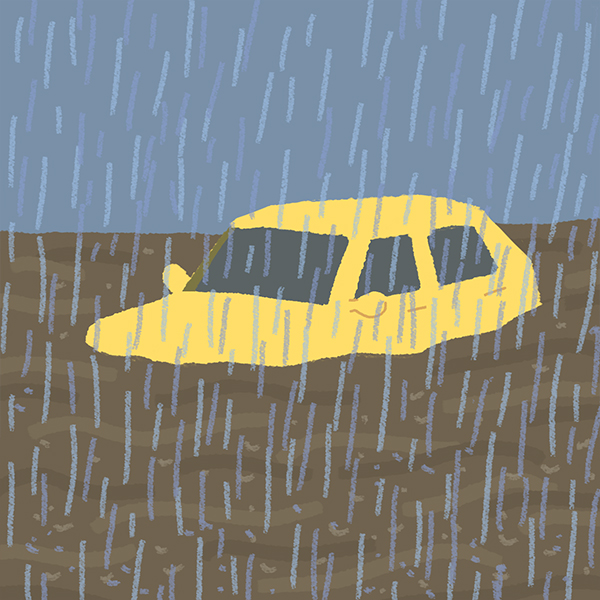 大雨にそなえる