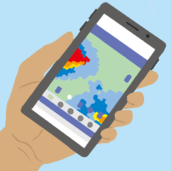 急な大雨から身を守る