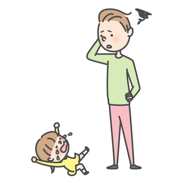 やさしい日本語イラスト_イヤイヤ期