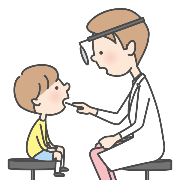 やさしい日本語イラスト_耳鼻咽喉科