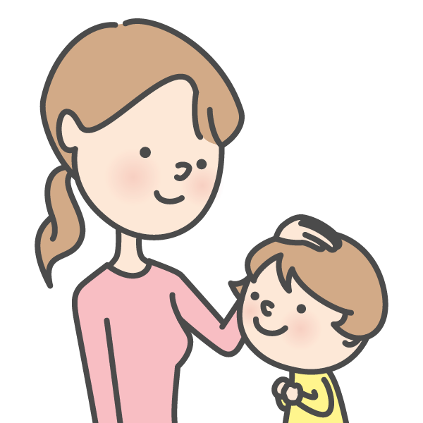 やさしい日本語イラスト_なでる