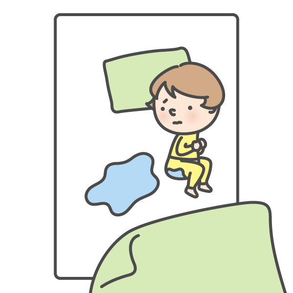 やさしい日本語イラスト_おねしょ