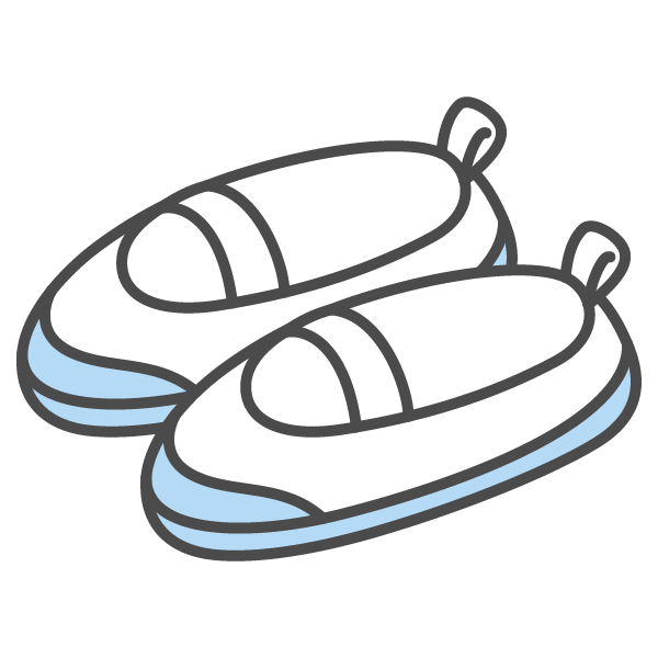 やさしい日本語イラスト_上履き